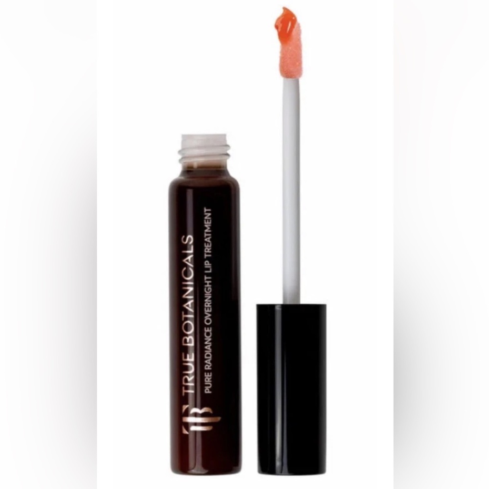 TRUE BOTANICALS Pure Radiance Overnight Lip Treatment Hydration 0.3 oz 9g NIB 🧡